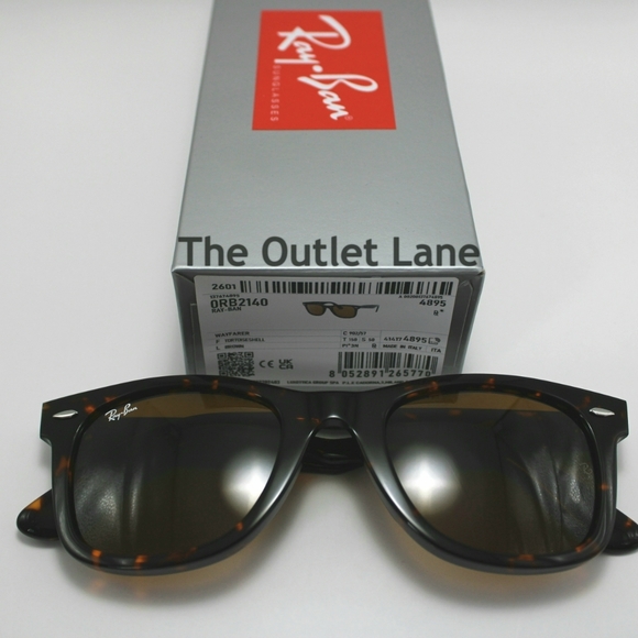 Model Display Ray-Ban Wayfarer Tortoise Brown RB2140 - Picture 5 of 16